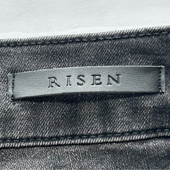 RISEN Jeans Distressed Black Denim Ankle Skinny Style XRDP1004 Women’s Size 2XL - Picture 5 of 7